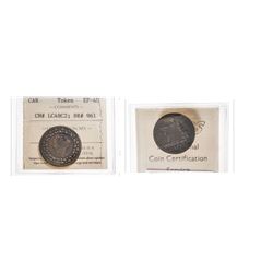 1812 Lower Canada 1/2 Penny Token