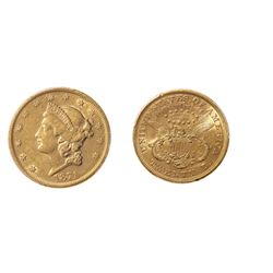 1871-S USA 20 Dollar Gold Coin