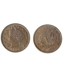 1888 USA 5 Cent
