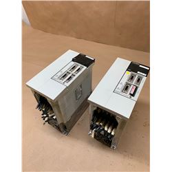 (2) Mitsubishi Servo Drive Units *See Pics for Part Numbers*