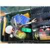 Image 2 : LOT OF FISHING ITEMS (LARGE TACKLE BOX, LOTS OF HOOKS, ETC…)