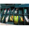 Image 4 : LOT OF FISHING ITEMS (LARGE TACKLE BOX, LOTS OF HOOKS, ETC…)