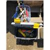 Image 1 : LOT INCLUDING TOOL BOX AND ASSORTED TOOLS (PLIERS, CRESCENTS, SCREWDRIVERS, ETC…)