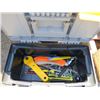 Image 2 : LOT INCLUDING TOOL BOX AND ASSORTED TOOLS (PLIERS, CRESCENTS, SCREWDRIVERS, ETC…)