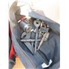 Image 5 : LOT OF 4 BAGS OF TOOLS (WRENCHES, PLIERS, SOCKETS, DRILL BITS, ETC…)