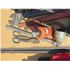 Image 4 : LOT OF ASSORTED TOOLS ( BOTTLE JACK, 18' WRENCH, CRESCENT WRENCHES, PIPE WRENCH, HAMMER, ETC…)