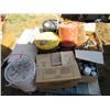 Image 1 : LOT OF PAINTING SUPPLIES ( PAINTS, SOLVENTS, 2 ROLLS OF TWINE)