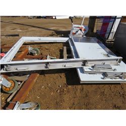 DOUBLE STEEL DOOR AND FRAME (72 INCHES WIDE)