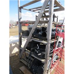 PALLET OF POND HOSE AND PLASTICS