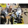 Image 2 : LOT OF ASSORTED ITEMS (DOOR KNOBS, SAWS, MISC. TOWELS, ETC)