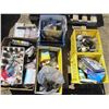 Image 2 : LOT ASSORTED ITEMS (DOOR KNOBS, ELECTRICAL, TAPE MEASURES, COMBINATION LOCKS) *LARGE LOT*