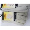 Image 4 : LOT OF 3 PAIRS OF LEATHER GLOVES (2-LARGE, 1-MED) *LEATHER*