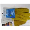 Image 2 : LOT OF 3 PAIRS OF GLOVES (WELDING AND OTHERS) *2-LARGE, 1-MEDIUM-LEATHER*