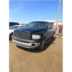 2002 DODGE 1500 (BLACK FOUR DOOR) *SALVAGE, #107HA18N629546840*