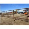 Image 1 : 30 FOOT CORRAL PANEL (FREE STANDING) *SUCKER RED* (WELL BUILT)