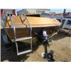 Image 4 : 16 FOOT BOAT, MOTOR AND TRAILER (GLASTRON, OPEN FRONT) *140 HP MERC CRUISER-SOLD "AS IS"*