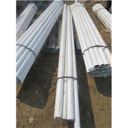 LOT OF 8 METAL POLES (8' AND 9')