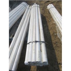 LOT OF 25 METAL POLES (6')