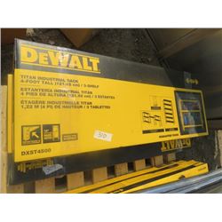 DEWALT METAL SHELF (4' TALL) *1500LB CAPACITY*