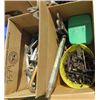 Image 8 : PALLET OF MISC TOOLS AND CHAINS