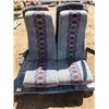 Image 1 : LOT OF 2 SETS OF RECLINING BUS SEATS