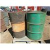 Image 3 : LOT OF 4 METAL BARRELS