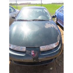 1997 SATURN (2 DOOR, 5 SPEED) *DARK GREEN, GREY CLOTH* (296,000KLMS) *1G8ZE1289V2391809*