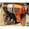 Image 1 : HAMMER DRILL AND LOT OF ASSORTED ELECTRICAL TOOLS (BLACK& DECKER)