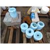 Image 1 : LOT OF ASSORTED BALER TWINE (BLUE, 9000 FOOT ROLLS) *MODEL 130 BALE THROWER*