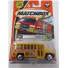 Image 10 : LOT OF 5 MATCHBOX VEHICLES (HELICOPTER, GARBAGE, STUDENT BUS, ROBOT TRUCK, FORK LIFT)