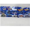 Image 1 : LOT OF 5 HOTWHEEEL VEHICLES (SLIDEOUT, TEE'D OFF, JADED, JAGUAR, XK8, FERRARI HEAT 2/5)