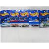 Image 1 : LOT OF 5 HOTWHEEL VEHICLES (EXPRESS LANE, 58 CORVETTE, FERRARI 250, JAGUAR XK8, METRORAIL)