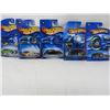 Image 1 : LOT OF 5 HOTWHEEL VEHICLES (BONE SHAKER, HYPERLINER, COUGAR 1968, CARZED CLOWNS 3/5, 1936 CORD)