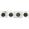 Image 1 : LOT OF 4 FIVE CENT COINS (CANADA) *1968, 1944, 1934, 1946*