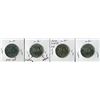 Image 1 : LOT OF 4 FIVE CENT COINS (CANADA) *1951, 1962, 1949, 1957*