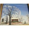 Image 3 : FRAMED PAINTING (WINTER SCENE) *UNSIGNED)