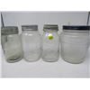 Image 1 : JAR LOT (NABOB ROUND JAR, BLUE RIBBON, BALL) *NEW GEM*
