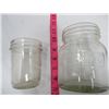 Image 3 : ASSORTMENT OF KEER HALF PINT JARS ( BURNS JAR, CANADIAN MASON, IMPROVED GEM MILK BOTTLE)