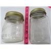 Image 8 : ASSORTMENT OF KEER HALF PINT JARS ( BURNS JAR, CANADIAN MASON, IMPROVED GEM MILK BOTTLE)