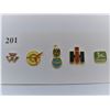Image 1 : LOT OF 5 LAPEL PINS  (FARM MACHINERY)