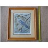 Image 2 : FRAMED LIMITED EDITION PRINT (DAVE HIEBERT) *BLUEJAY AND JACKPINE #131*