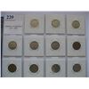 Image 3 : LOT OF 19 COINS (KING GEORGE VI NICKELS SET)  *1937 to 1952*