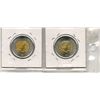 Image 2 : 2017 CANADIAN $2.00 COINS  (NORTHERN LIGHTS) *GLOW IN THE DARK TYPE AND PLAIN*