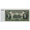 Image 1 : $10 BANKNOTE ( BANK OF MONTREAL)  *1938, SER. # 162609*