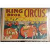 Image 1 : KING BROS CIRCUS POSTER (VINTAGE) *1953* (28" X 20")