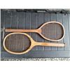 Image 1 : PAIR OF WOODEN TENNIS RACKETS (VINTAGE)