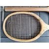 Image 3 : PAIR OF WOODEN TENNIS RACKETS (VINTAGE)