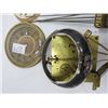 Image 2 : LOT OF ASSORTED CLOCK PARTS ( MOTOR, PENDELUM, FACE, ETC…)