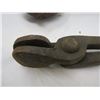 Image 2 : LOT OF 2 BLACKSMITH TOOLS ( TONGS, BOBBIT SPOON)