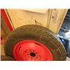 Image 5 : LOT OF 2 TIRES WITH WHEELS (ANTIQUE)